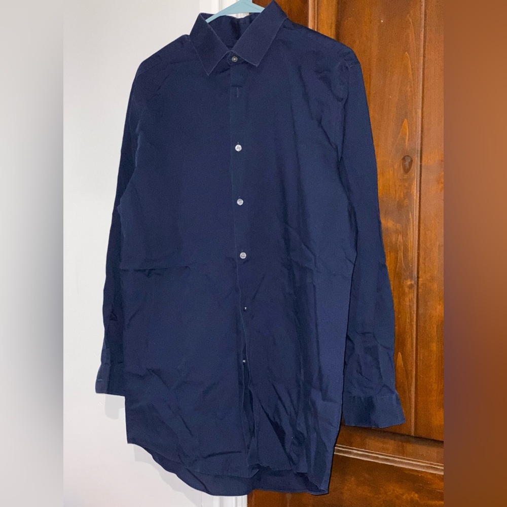 J. Ferrar Slim Fit (L) 16-16 1/2 32-33